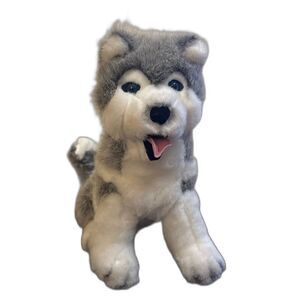 1989 Vintage Husky Wolf Dog Plush
